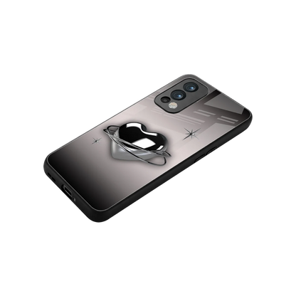 Holo Heart stylish phone case for oneplus nord 2 | glossy glass and slim fit