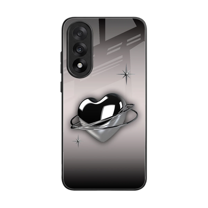 Holo Heart back phone cover | glass case for oneplus nord 5