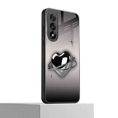 Holo Heart oneplus nord 5 mobile cover | shockproof glass phone case