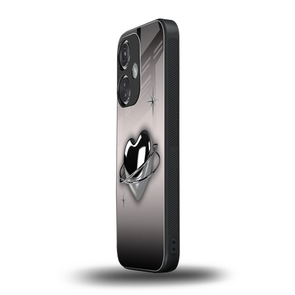 Holo Heart oneplus nord ce 3 mobile cover | shockproof glass phone case