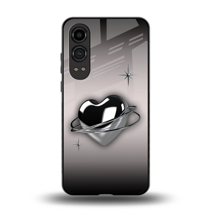 Holo Heart back phone cover | glass case for oneplus nord ce 4 lite