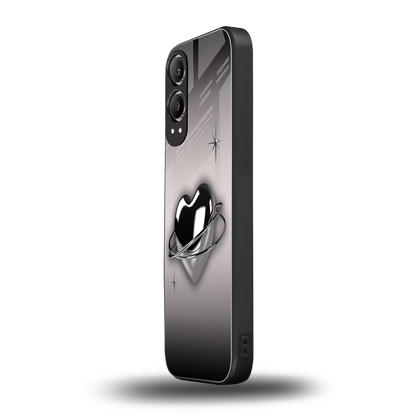 Holo Heart oneplus nord ce 4 lite mobile cover | shockproof glass phone case
