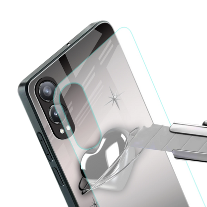 Holo Heart stylish phone case for oneplus nord ce 4 lite | glossy glass and slim fit