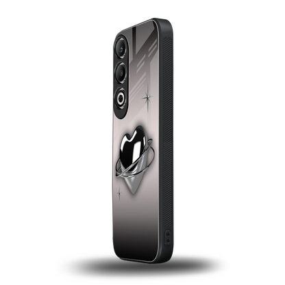 Holo Heart oneplus nord ce 4 mobile cover | shockproof glass phone case