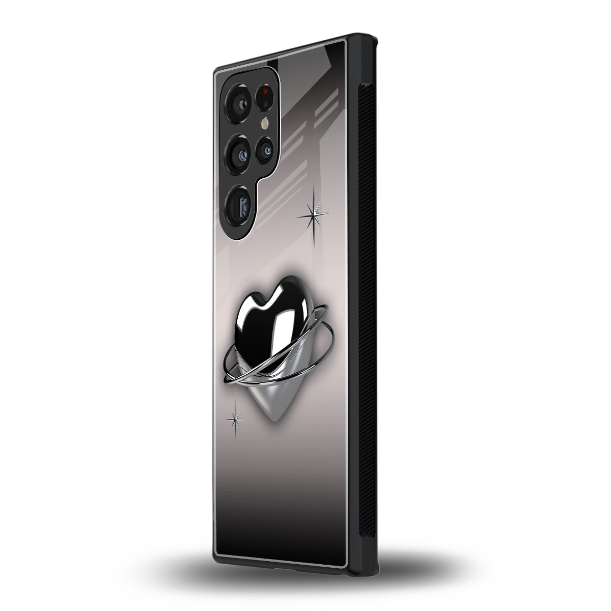 Holo Heart samsung galaxy s23 ultra mobile cover | shockproof glass phone case