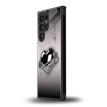 Holo Heart samsung galaxy s23 ultra mobile cover | shockproof glass phone case