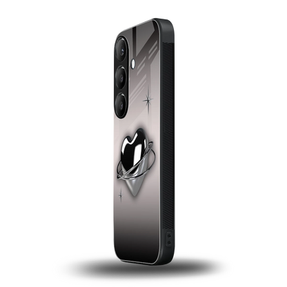 Holo Heart samsung galaxy s23 plus mobile cover | shockproof glass phone case