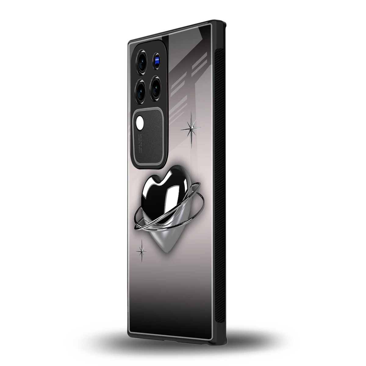 Holo Heartvivo v30 pro mobile cover | shockproof glass phone case