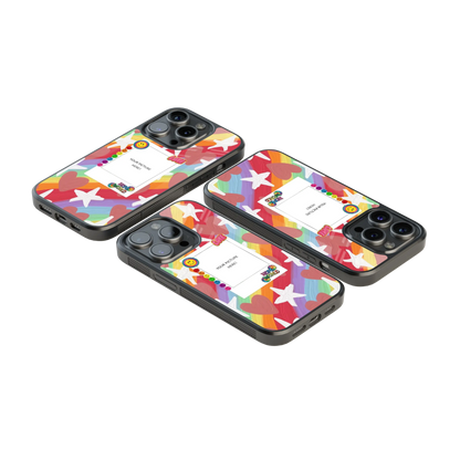 Polaroid Personalised Glass Phone Case