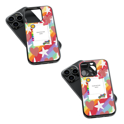 Polaroid Personalised Glass Phone Case