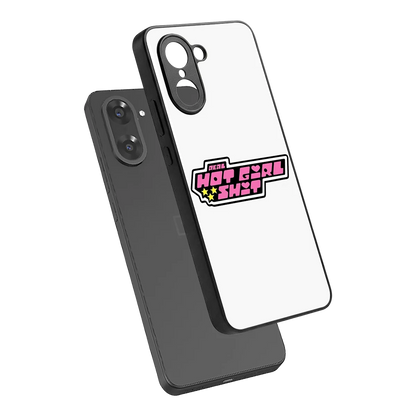 Hot Girl Energy sleek oneplus nord ce5 5g cover with tempered glass back and TPU edges