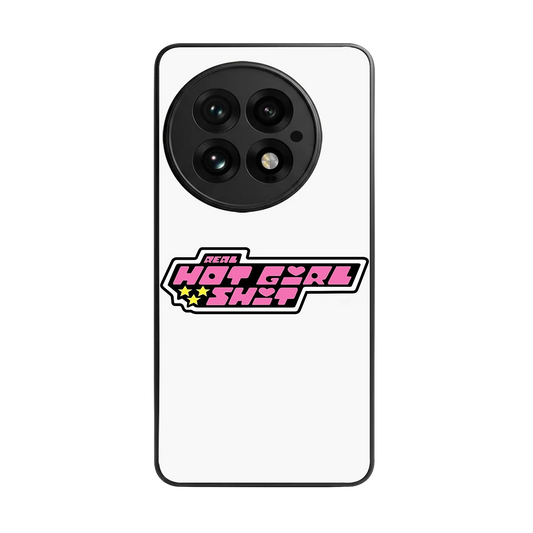 Hot Girl Energy back phone cover | glass case for oneplus 13