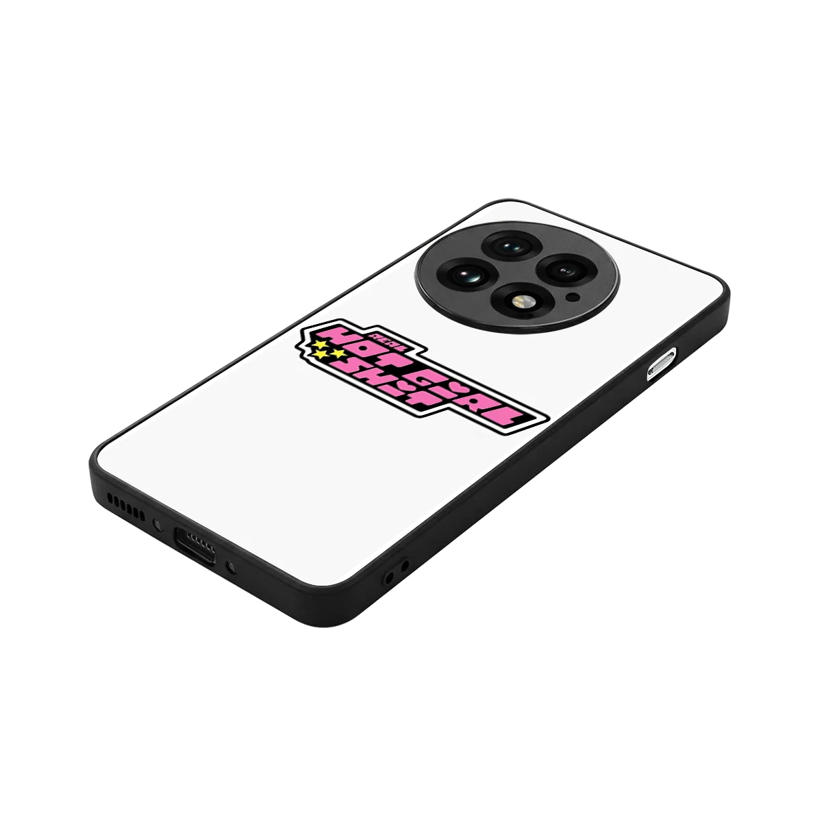 Hot Girl Energy stylish phone case for oneplus 13 | glossy glass and slim fit