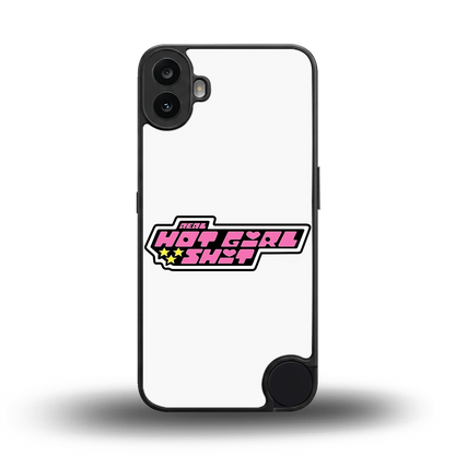 Hot Girl Energy back phone cover | glass case for cmf nothing phone 1