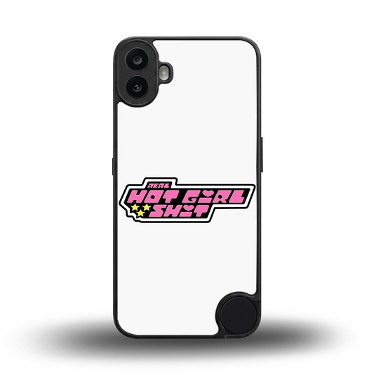 Hot Girl Energy back phone cover | glass case for cmf nothing phone 1