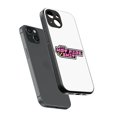 Hot Girl Energy sleek iphone 13 mini cover with tempered glass back and TPU edges