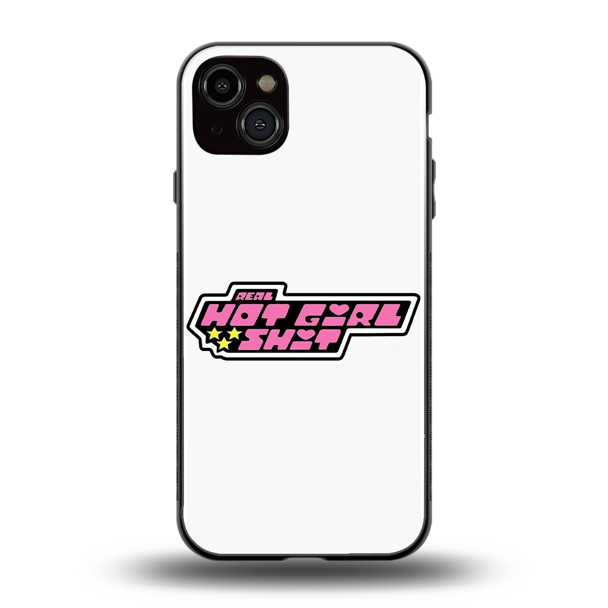 Hot Girl Energy back phone cover | glass case for iphone 15 plus