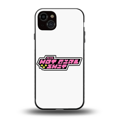 Hot Girl Energy back phone cover | glass case for iphone 15 plus
