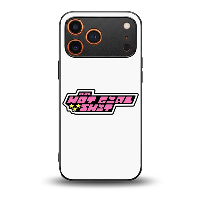 Hot Girl Energy back phone cover | glass case for iphone 17 pro