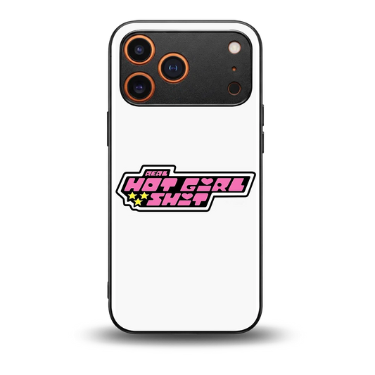 Hot Girl Energy back phone cover | glass case for iphone 17 pro max