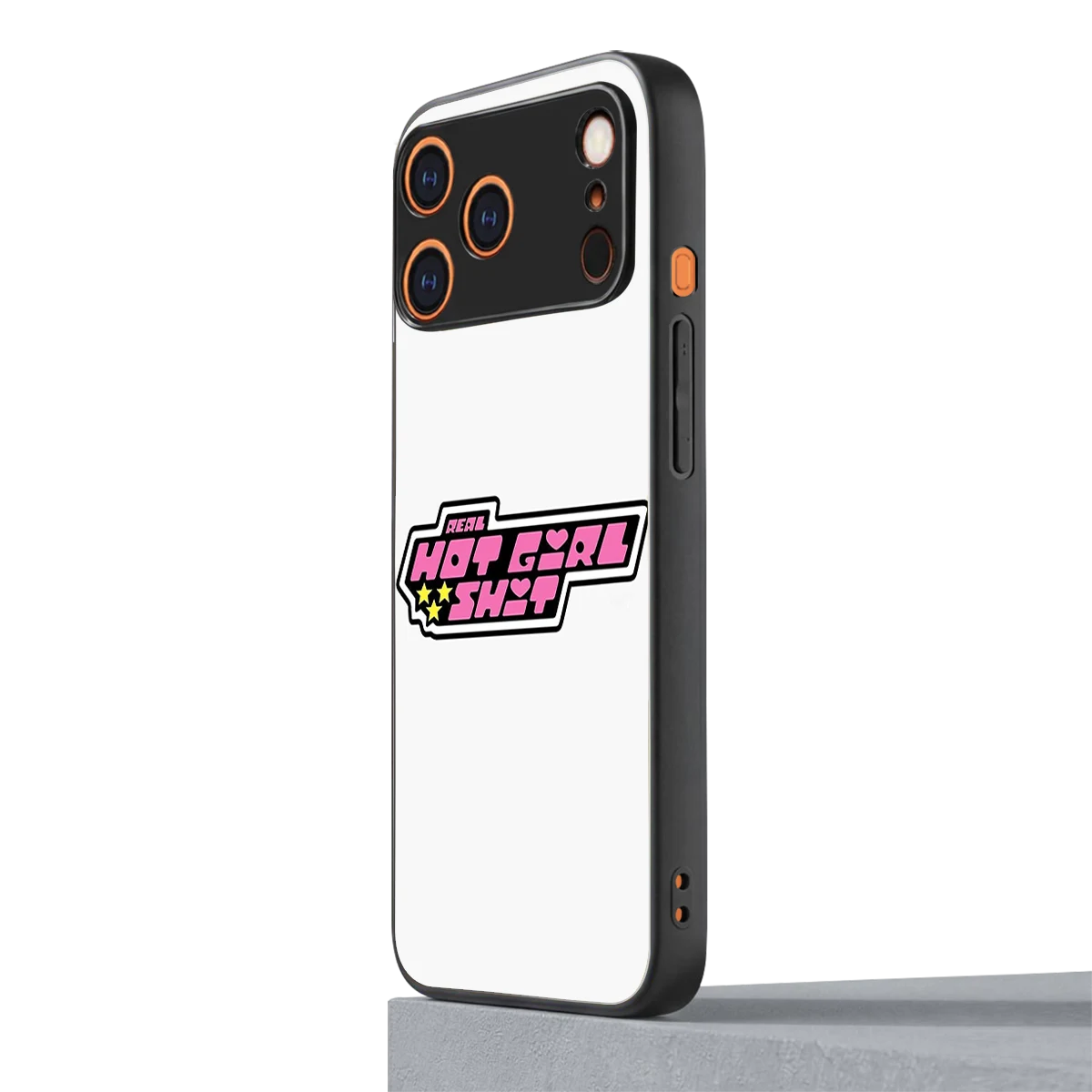 Hot Girl Energy iphone 17 pro mobile cover | shockproof glass phone case