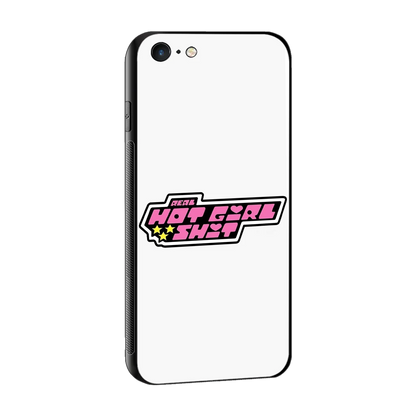 Hot Girl Energy sleek iphone 6s plus cover with tempered glass back and TPU edges
