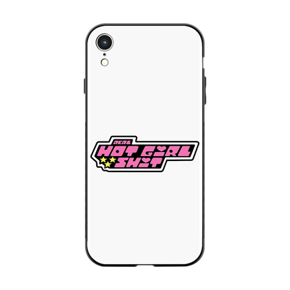 Hot Girl Energy back phone cover | glass case for iphone xr