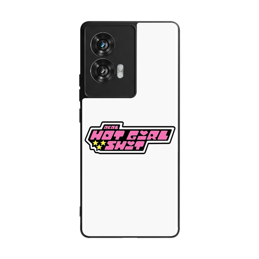 Hot Girl Energy back phone cover | glass case for motorola edge 50 fusion