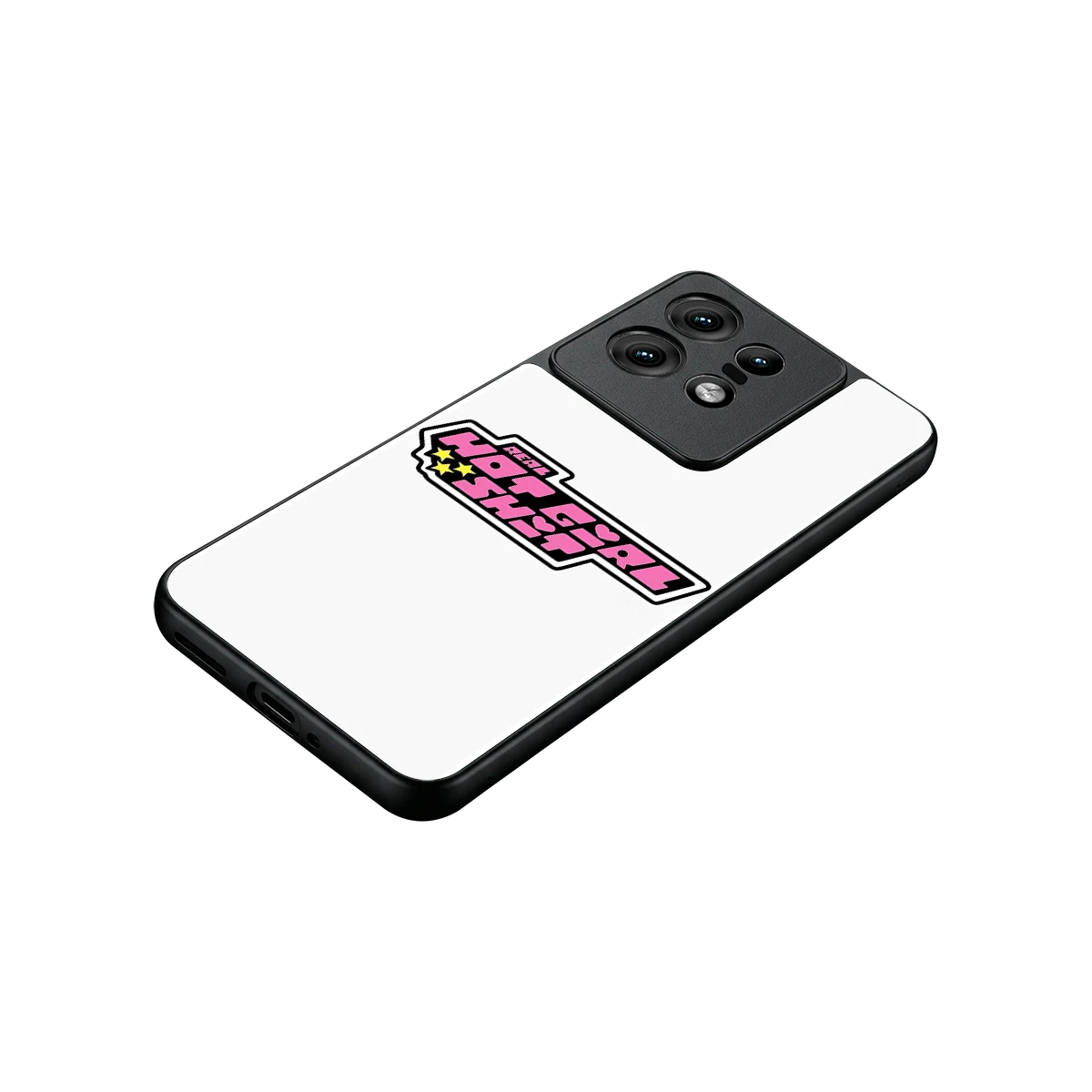 Hot Girl Energy stylish phone case for motorola edge 50 pro | glossy glass and slim fit