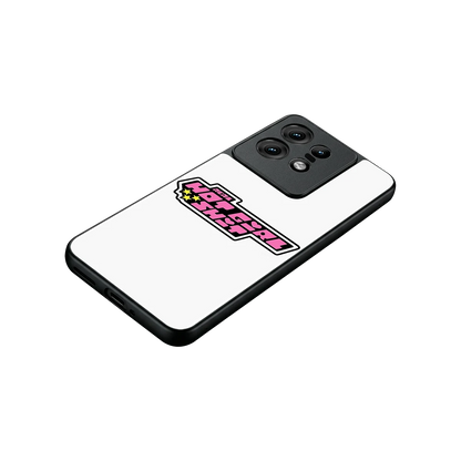 Hot Girl Energy stylish phone case for motorola edge 50 pro | glossy glass and slim fit