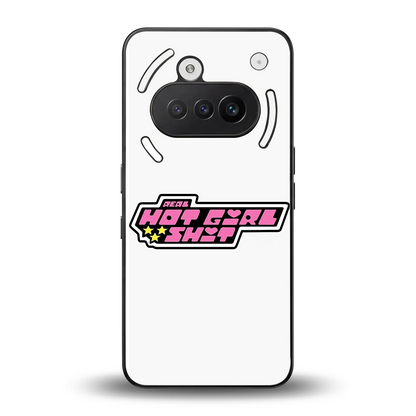 Hot Girl Energy back phone cover | glass case for nothing phone 3a