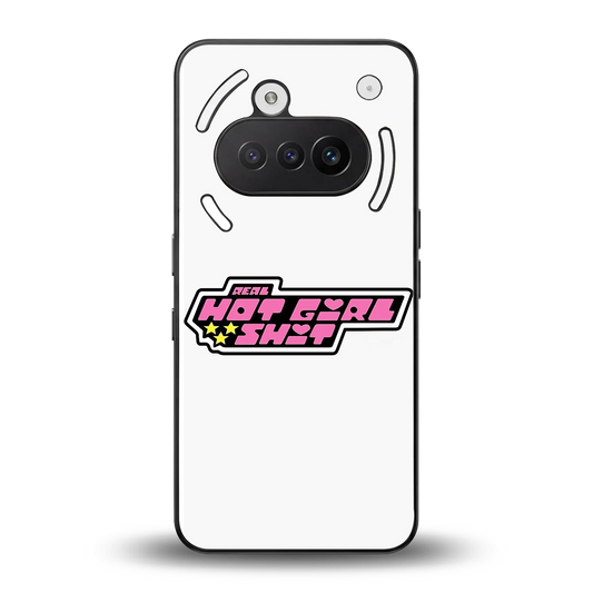 Hot Girl Energy back phone cover | glass case for nothing phone 3a