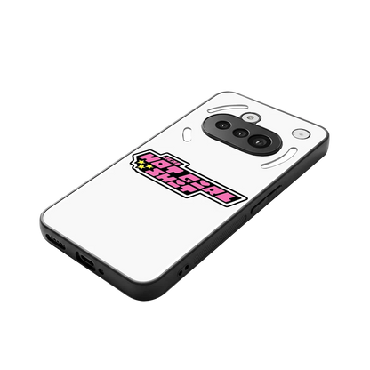 Hot Girl Energy stylish phone case for nothing phone 3a | glossy glass and slim fit