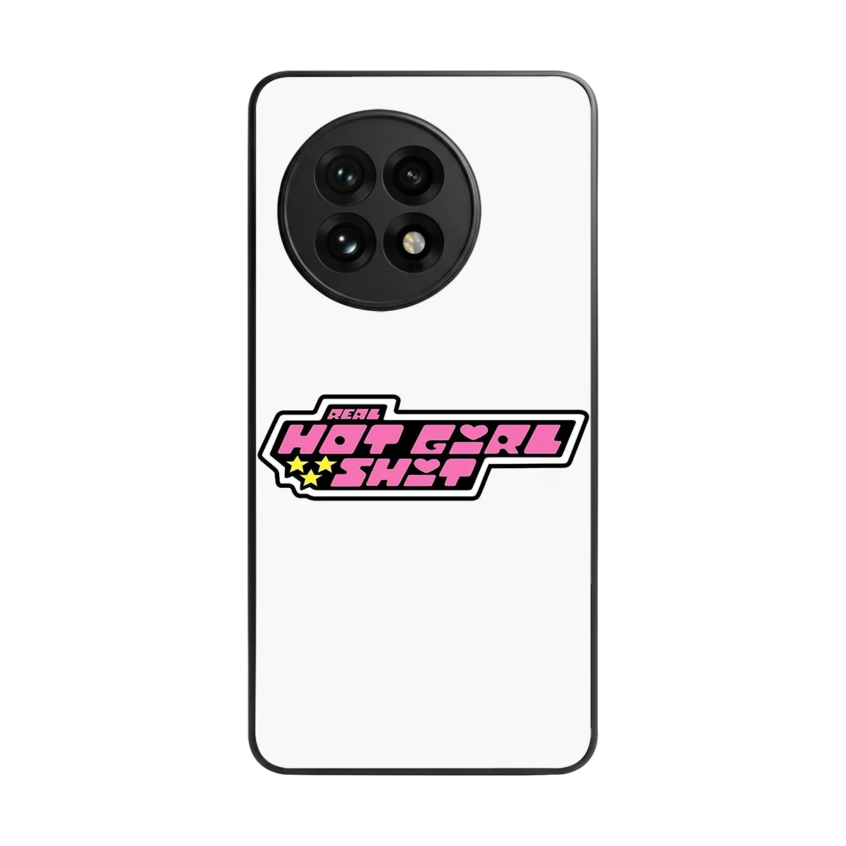 Hot Girl Energy back phone cover | glass case for oneplus 13r