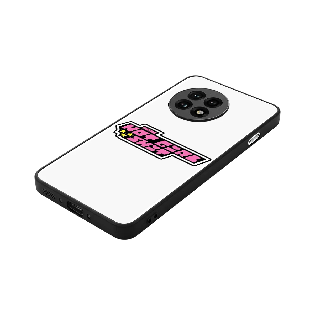 Hot Girl Energy stylish phone case for oneplus 13r | glossy glass and slim fit