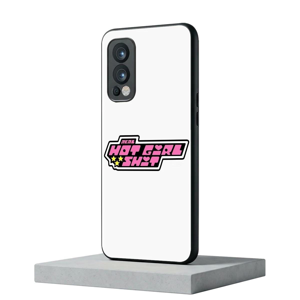 Hot Girl Energy oneplus nord 2 mobile cover | shockproof glass phone case