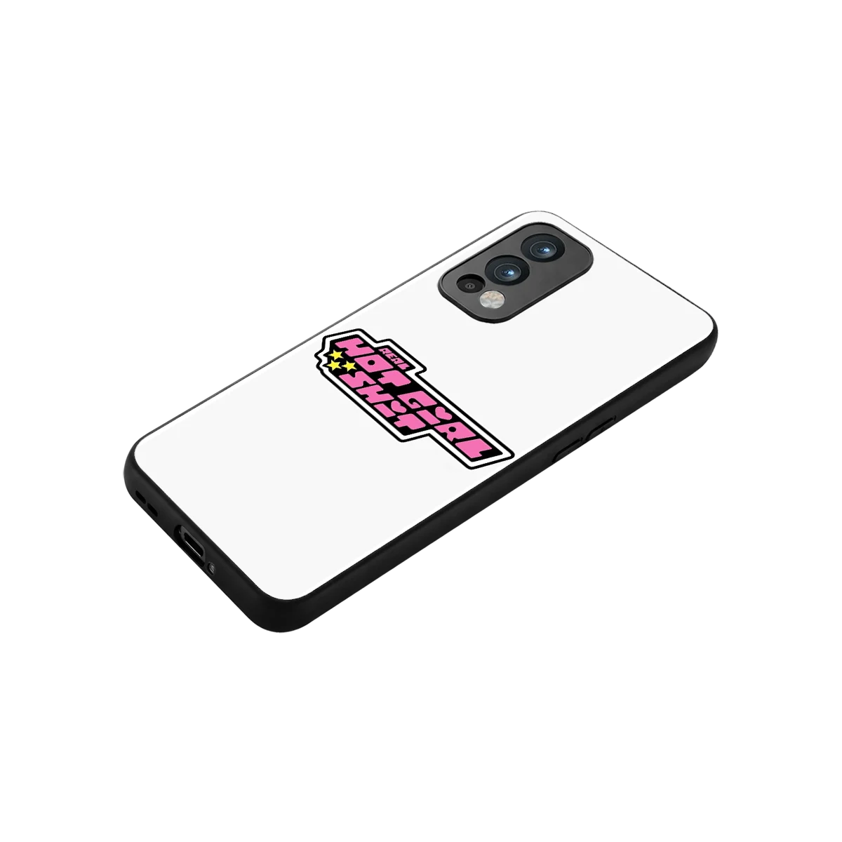 Hot Girl Energy stylish phone case for oneplus nord 2 | glossy glass and slim fit