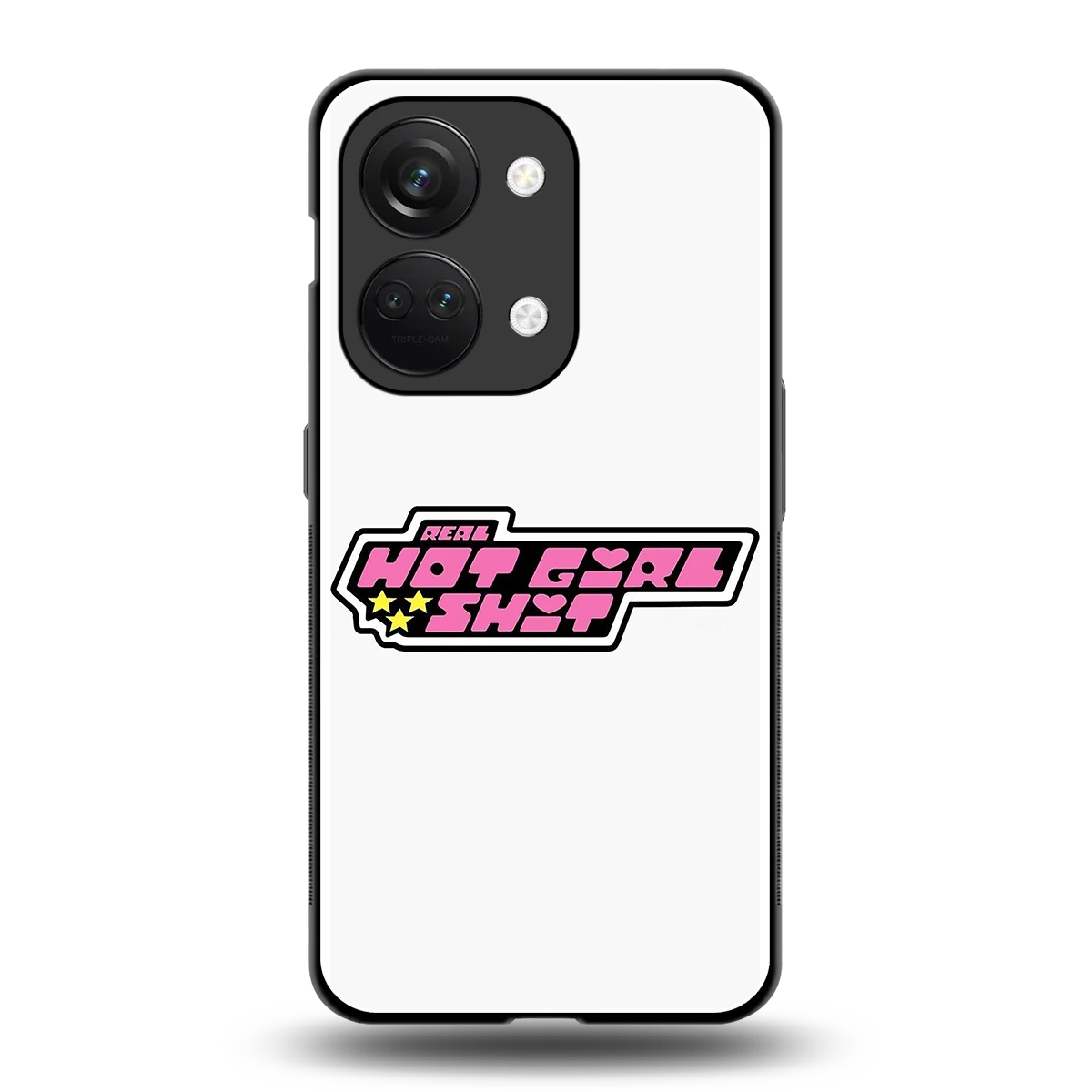Hot Girl Energy back phone cover | glass case for oneplus nord 3