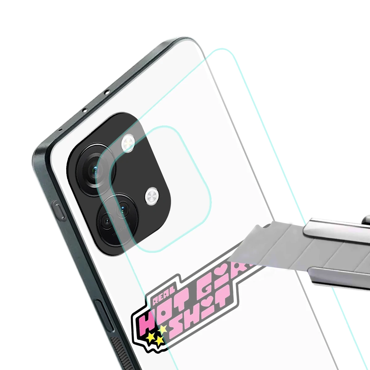 Hot Girl Energy stylish phone case for oneplus nord 3 | glossy glass and slim fit