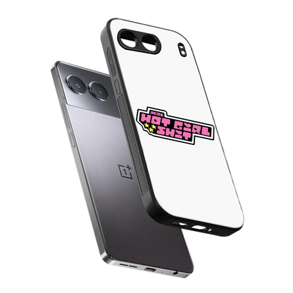 Hot Girl Energy sleek oneplus nord 4 cover with tempered glass back and TPU edges