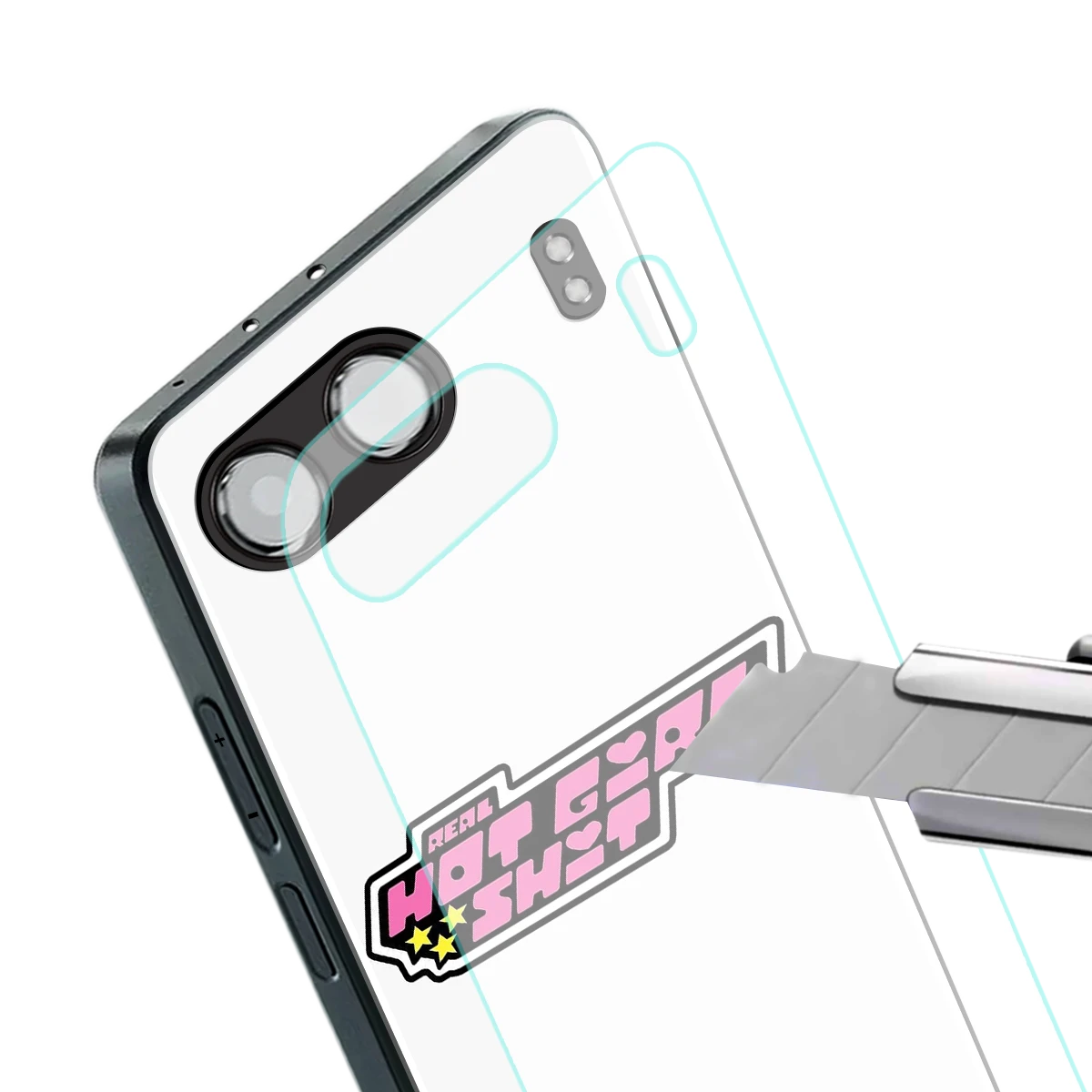 Hot Girl Energy stylish phone case for oneplus nord 4 | glossy glass and slim fit