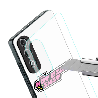 Hot Girl Energy stylish phone case for oneplus nord ce 4 | glossy glass and slim fit