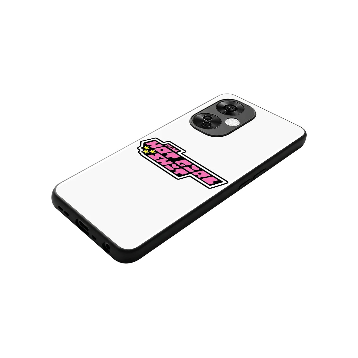 Hot Girl Energy stylish phone case for oneplus nord ce 3 lite | glossy glass and slim fit