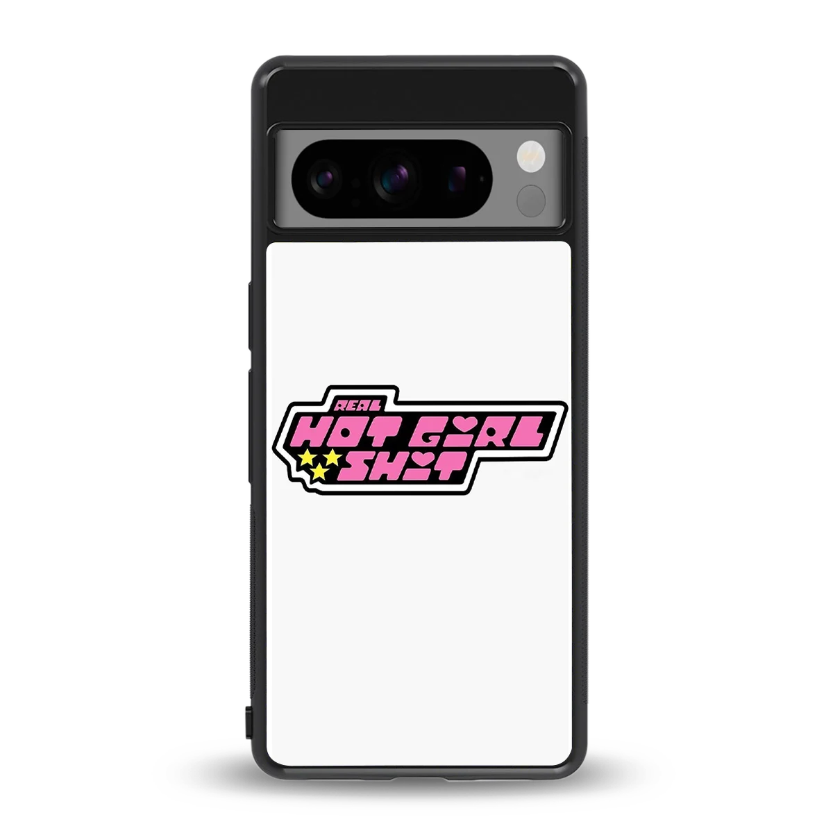 Hot Girl Energy back phone cover | glass case for google pixel 8 pro