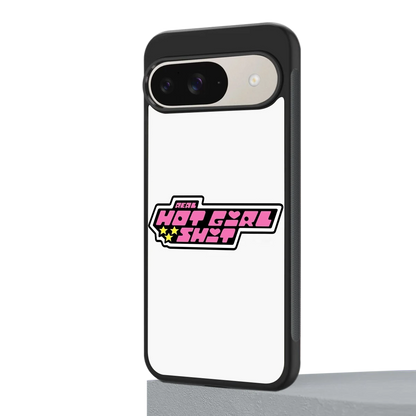 Hot Girl Energy google pixel 9 mobile cover | shockproof glass phone case