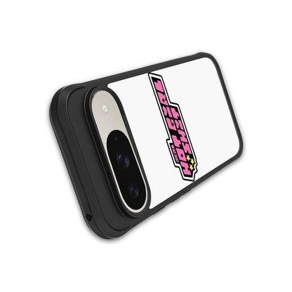 Hot Girl Energy stylish phone case for google pixel 9 | glossy glass and slim fit