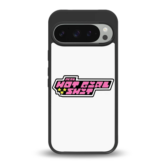Hot Girl Energy back phone cover | glass case for google pixel 9 pro xl