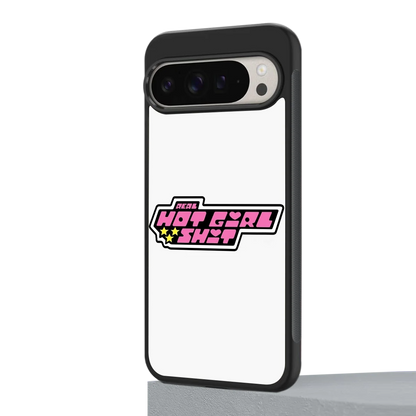 Hot Girl Energy google pixel 9 pro mobile cover | shockproof glass phone case