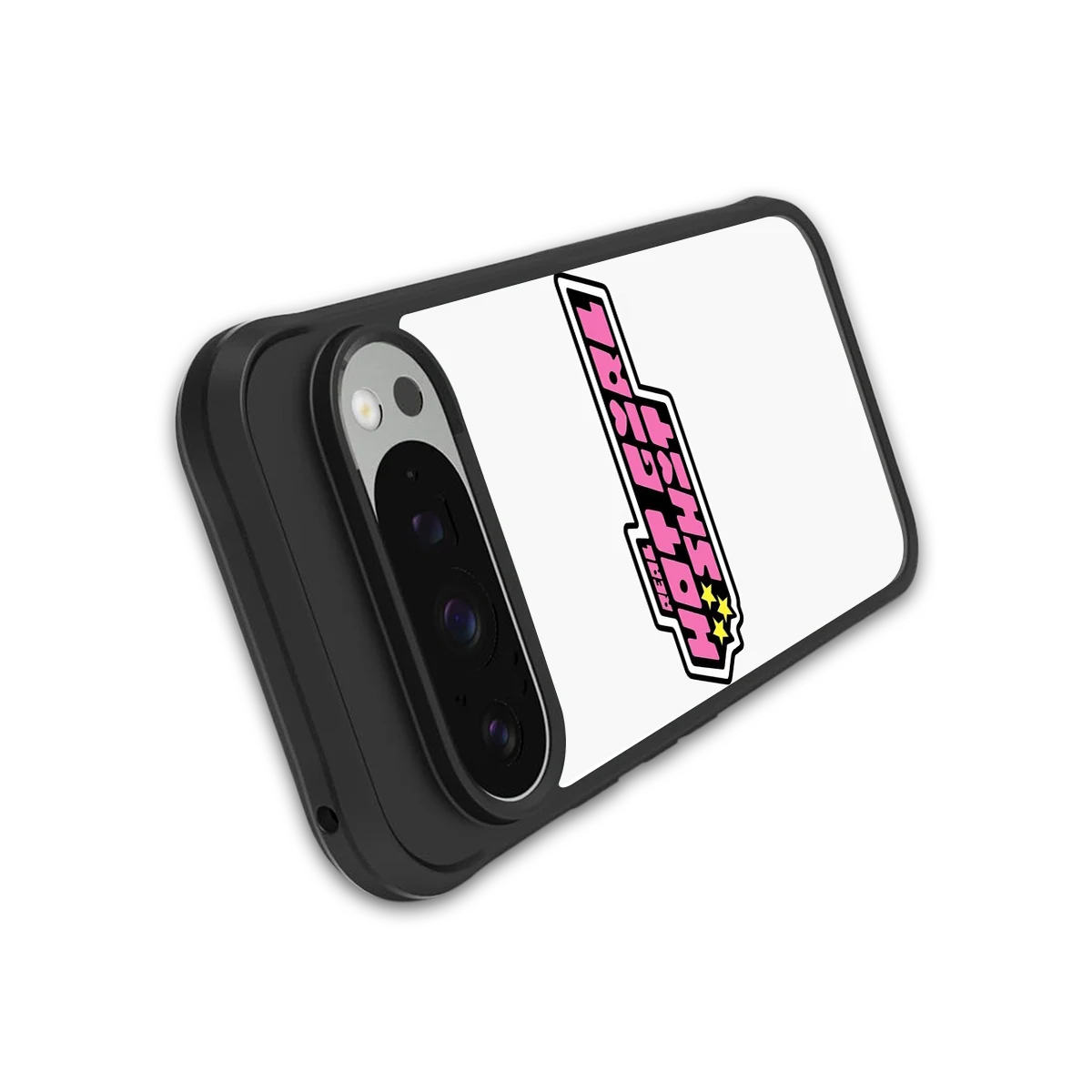 Hot Girl Energy stylish phone case for google pixel 9 pro | glossy glass and slim fit