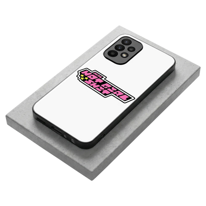 Hot Girl Energy stylish phone case for samsung galaxy a23 | glossy glass and slim fit